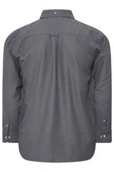 BadRhino Big & Tall Grey Long Sleeve Slub Shirt | BadRhino 7