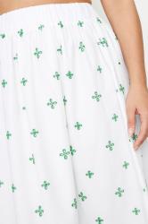 YOURS Plus Size White Floral Broderie Maxi Skirt | Yours Clothing 5