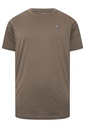 BadRhino Big & Tall 5 PACK Black/Green/Off White/Brown/Blue Extra Long T-Shirts 14