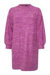 YOURS Curve Pink Soft Touch Jumper Dress