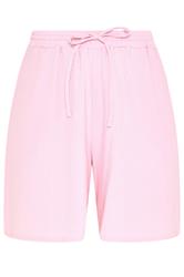 YOURS Plus Size Pink Crinkle Jersey Shorts | Yours Clothing 5