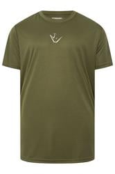 IronRhino Big & Tall Olive Green Performance T-Shirt
