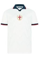 BadRhino Big & Tall White England Football Polo Shirt | BadRhino 7