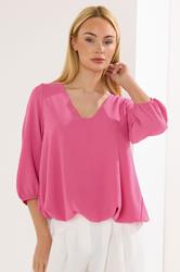 STAR Pink Bubble Hem Top | StarByJM 3