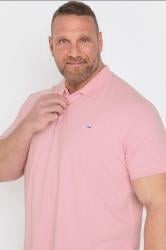 BadRhino Big & Tall Pink Polo Shirt | BadRhino 4