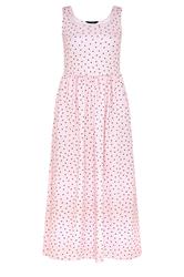 LIMITED COLLECTION Plus Size Pink Polka Dot Maxi Dress | Yours Clothing 1