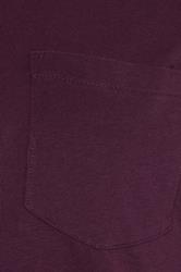KAM Big & Tall Fig Purple Ringer T-Shirt | badRhino 4