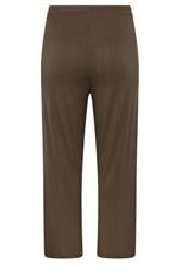 YOURS Plus Size Chocolate Brown Jersey Yoga Pants | Yours Clothing 2