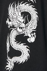 BadRhino Big & Tall Black Long Sleeve Dragon Graphic T-shirt | BadRhino 7