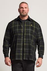 LYLE & SCOTT Big & Tall Black Check Shirt | BadRhino 3