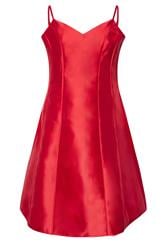 YOURS LONDON Curve Red Satin Twill Corset Dress