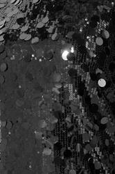 YOURS LONDON Plus Size Black Sequin T-Shirt Dress | Yours Clothing 4