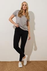 LTS Tall Black Stretch Skinny Trousers | Long Tall Sally 3