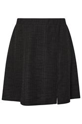 YOURS Plus Size Black Boucle Mini Skirt | Yours Clothing 6