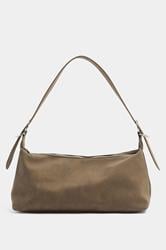 Natural Brown Faux Suede Tote Bag | Yours Clothing 3