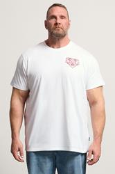 BadRhino Big & Tall White England T-Shirt | BadRhino 1