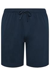 BadRhino Big & Tall Navy Blue Lightweight Lounge Shorts | BadRhino 5