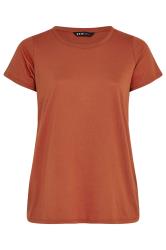 YOURS 3 PACK Plus Size Orange & Pink Core T-Shirts | Yours Clothing 9