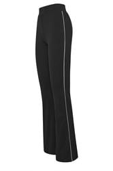 LTS Tall Black Striped Kick Flare Leggings
