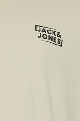 JACK & JONES Big & Tall Off-White T-Shirt & Shorts Set | BadRhino 5