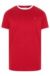 BadRhino Big & Tall Red Ringer T-Shirt | BadRhino 5