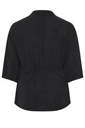 EVANS Plus Size Black Collared Shacket | Evans 7