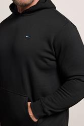 BadRhino Big & Tall Black Front Pocket Hoodie | BadRhino 5