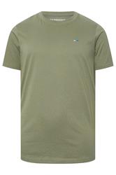 BadRhino Big & Tall 5 PACK Black/Green/Off White/Brown/Blue Extra Long T-Shirts 10