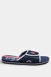 D555 Big & Tall Navy Blue Velcro Sliders | BadRhino 2