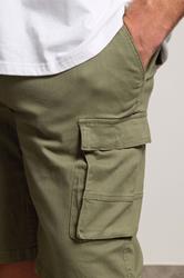 BadRhino Khaki Green Stretch Cargo Shorts | BadRhino 5