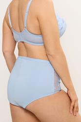 YOURS Curve Light Blue Floral Embroidered Full Briefs | Yours Clothing 2
