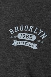 KAM Big & Tall Black 'Brooklyn' Raglan Tee | BadRhino 5