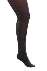 YOURS Plus Size Black Sparkle Tights | Yours Clothing 3