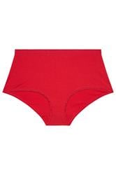 YOURSET 5 PACK Plus Size Red Kiss Print Full Briefs | Yours Clothing 9