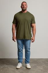 BadRhino Khaki Green Core T-Shirt | BadRhino 3