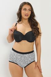 YOURSET 5 PACK Plus Size Black Paisley Print Full Briefs | Yours Clothing 4