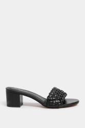Black Plaited Mule In Wide E Fit & Extra Wide EEE Fit 3