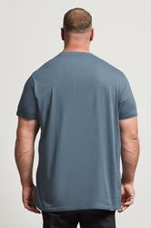 BadRhino Big & Tall 5 PACK Black/Green/Off White/Brown/Blue Extra Long T-Shirts 6