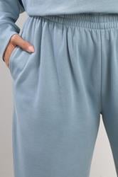 YOURS Plus Size Dusky Blue Cuffed Joggers | Yours Clothing 4