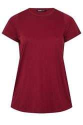 YOURS Curve Red Core Basic T-Shirt