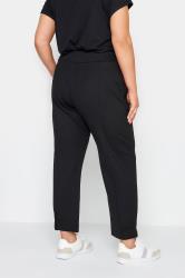 Evans Black Ponte Stretch Trousers 3