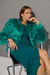 STAR Green Faux Fur Coat | STAR x JM 3