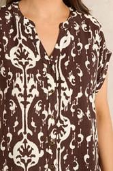 EVANS Plus Size Chocolate Top & Trouser Set | Evans 4