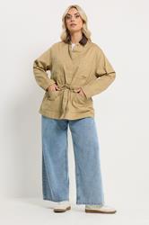 YOURS Plus Size Stone Brown Carpenter Jacket | Yours Clothing 2