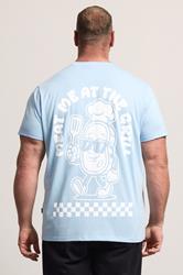 BadRhino Big & Tall Blue 'Meat Grill' Graphic T-Shirt | BadRhino 2