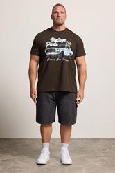 BadRhino Big & Tall Brown 'Vintage Parts' Graphic T-Shirt | BadRhino 1