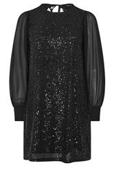 YOURS Plus Size Black Sequin Swing Dress | Yours Clothing 7