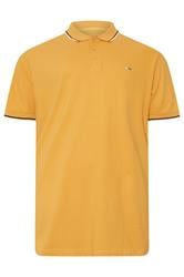 BadRhino Big & Tall Yellow Tipped Polo Shirt