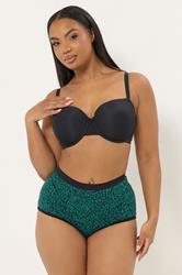 YOURSET 5 PACK Plus Size Teal Green Animal Print Full Briefs | Yours Clothing 4