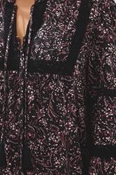 YOURS Plus Size Pink Floral Crochet Trim Blouse | Yours Clothing 6